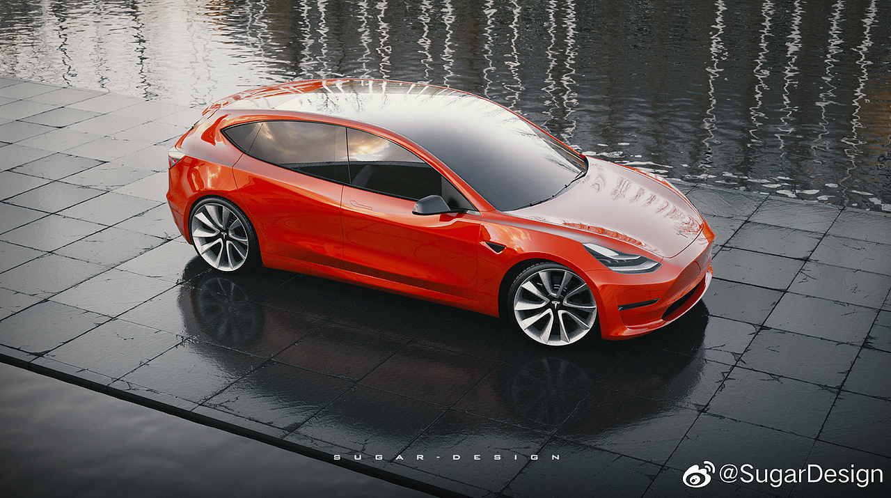 特斯拉最便宜的两厢车即将驾到！（图ZMjY2Mzk4MDQw） - 交通工具 - 站酷设计师sugarchow原创素材 - 站酷ZCOOL