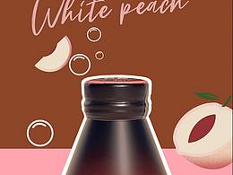 气泡冷萃咖啡白桃口味详情页