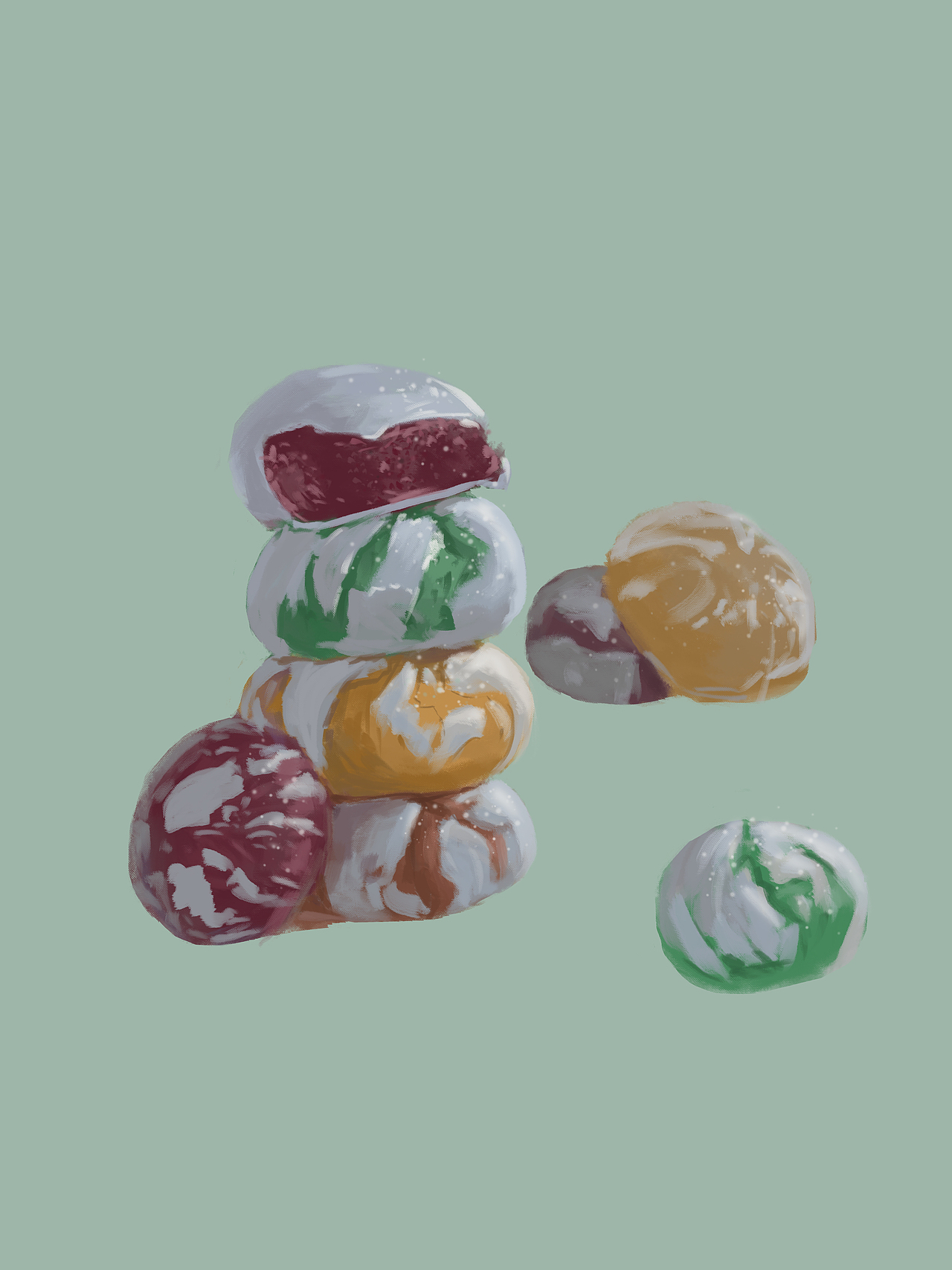 厚涂插画（图ZMjcwNzE1ODM2） - 绘画 - 站酷设计师麦当a原创素材 - 站酷ZCOOL