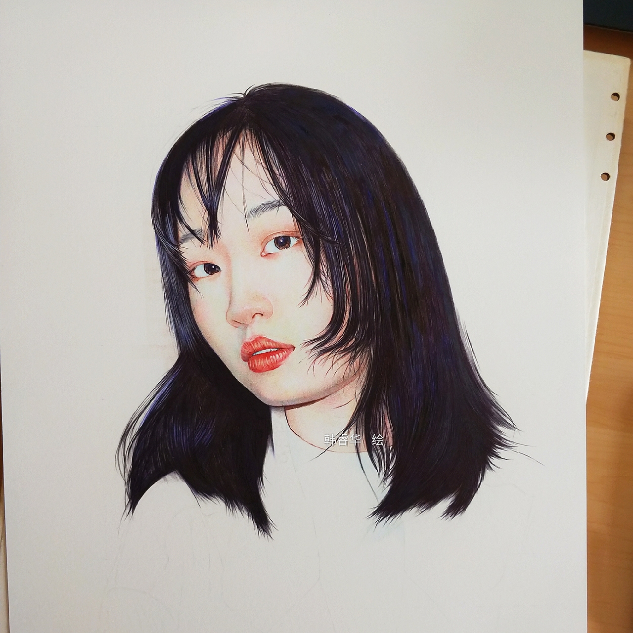 唯美写实女孩（图ZMTg4NDkyNTgw） - 绘画 - 站酷设计师HRH没有之一原创素材 - 站酷ZCOOL