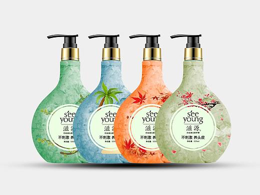 滋源洗发水化妆品液体外包装设计（个人主页-ZMjg2ODY0MTY=） - 生活用品 - 站酷设计师vinopan2016原创素材 - 站酷ZCOOL