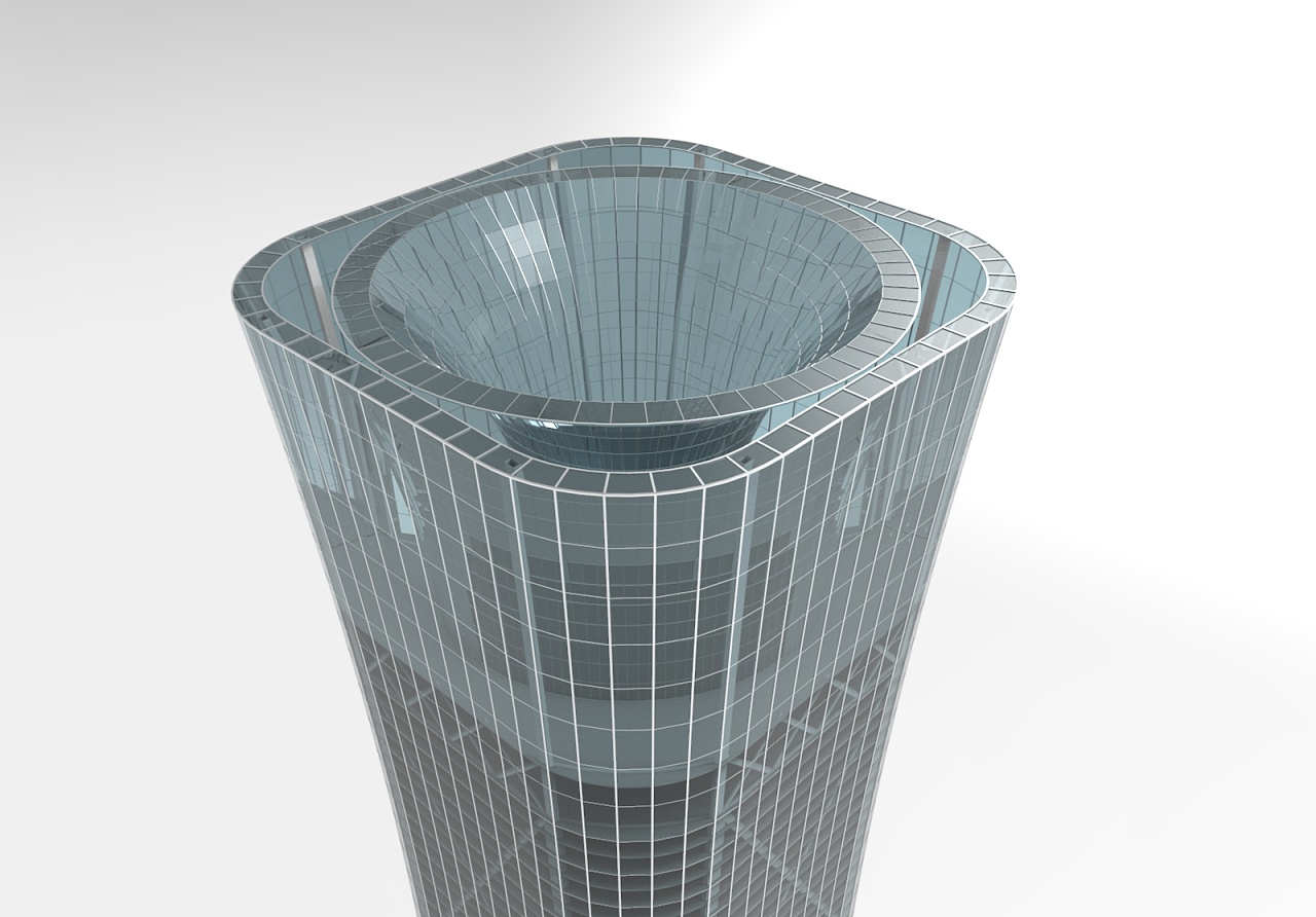 参数化建模北京中信大厦中国尊