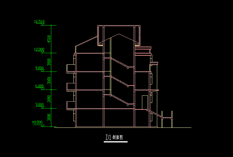 别墅小区特色大门建筑CAD施工图