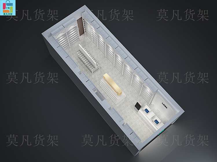 莫凡货架原始厂家-江苏名创优品货架实用性强