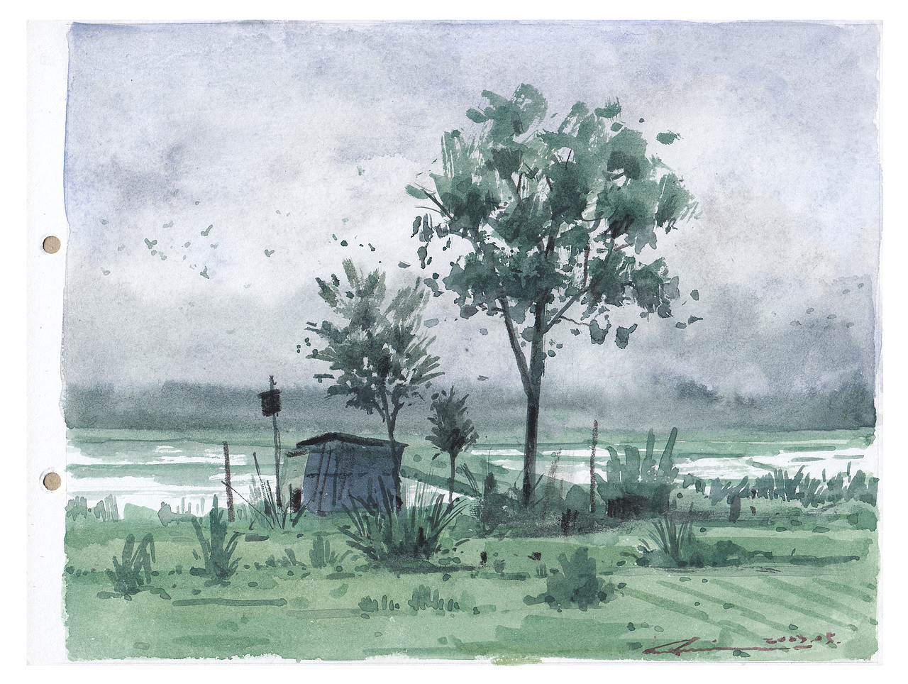 〖画本系列〗- 我的第40本画本 -水彩习作合集（图ZMzM5MzYyNDQ4） - 绘画 - 站酷设计师画画的陈一丘原创素材 - 站酷ZCOOL