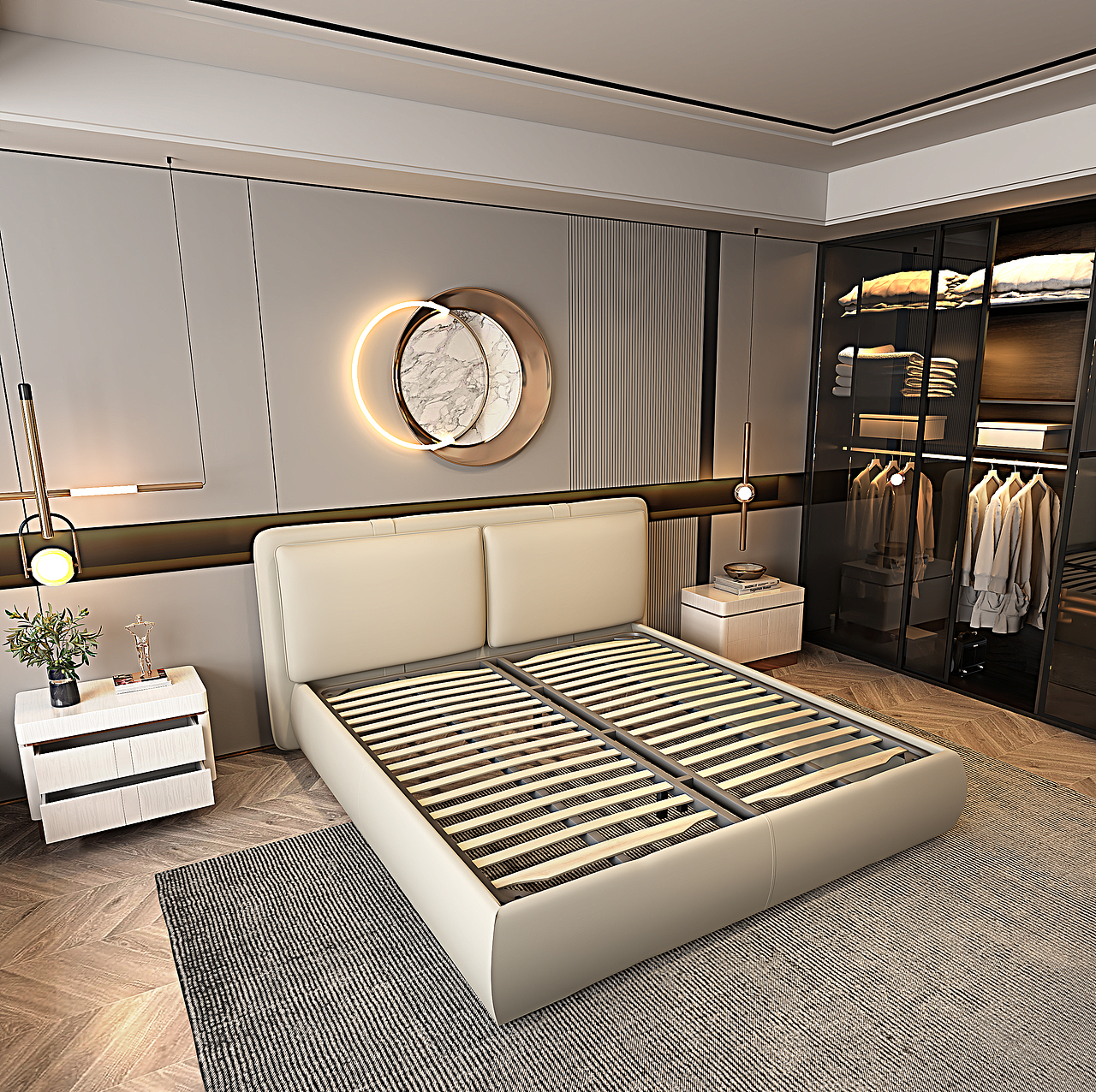 轻奢家具设计—NELLA|卧室生活空间（图ZMjkwNjk1NjYw） - 生活用品 - 站酷设计师万吨黄金原创素材 - 站酷ZCOOL