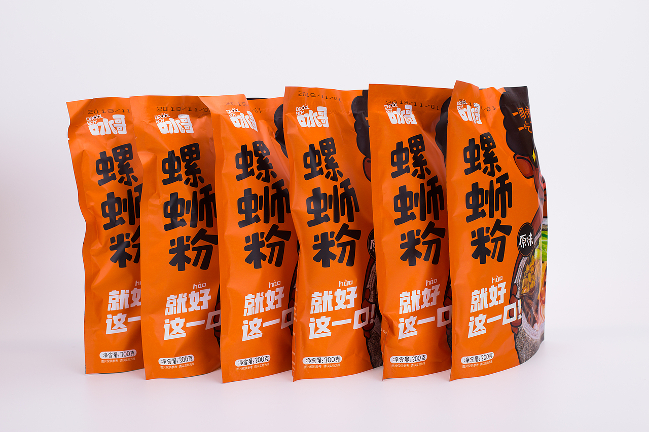 口水哥ㄨ就好这一口!一闻惊人一吃入魂螺蛳粉包装设计