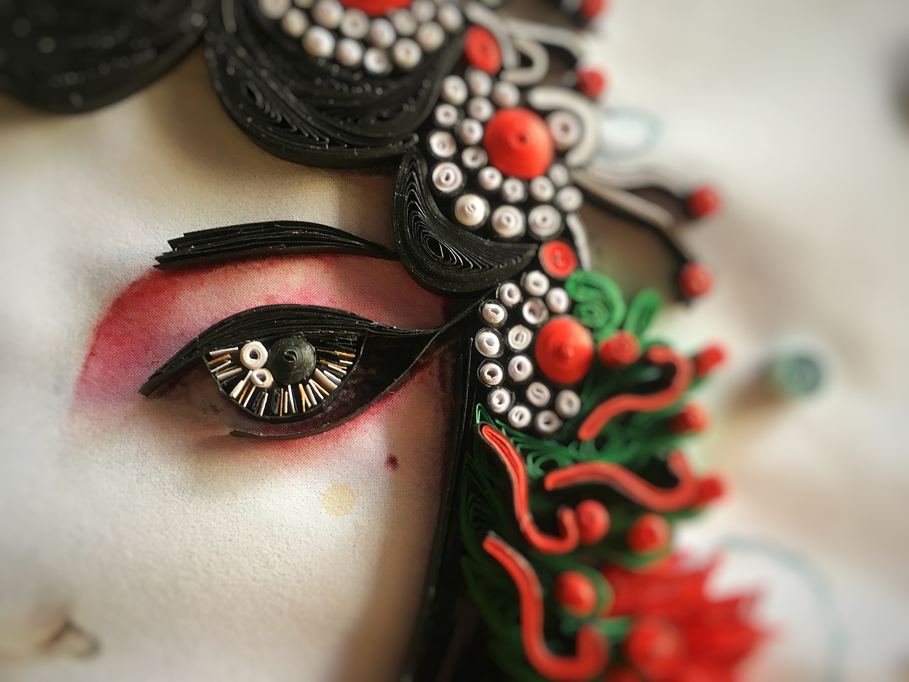 #衍紙#京劇花旦（圖ZMTc3MDgzNjA4） - 其他手工藝 - 站酷設計師白甜甜歐德里原創(chuàng)素材 - 站酷ZCOOL