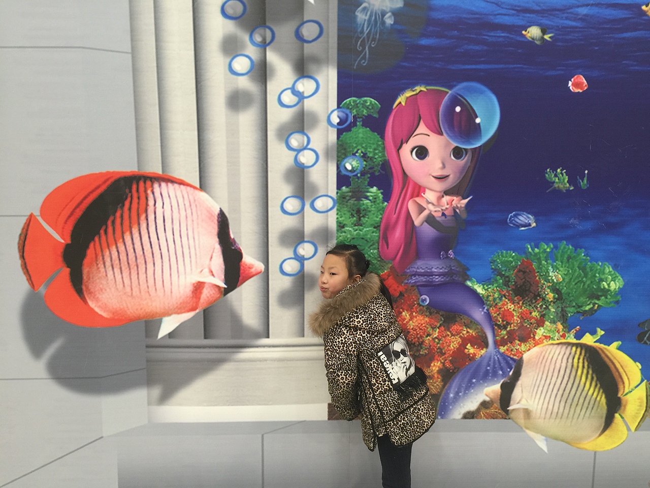 北京海洋馆主题原创经典创意3D画设计