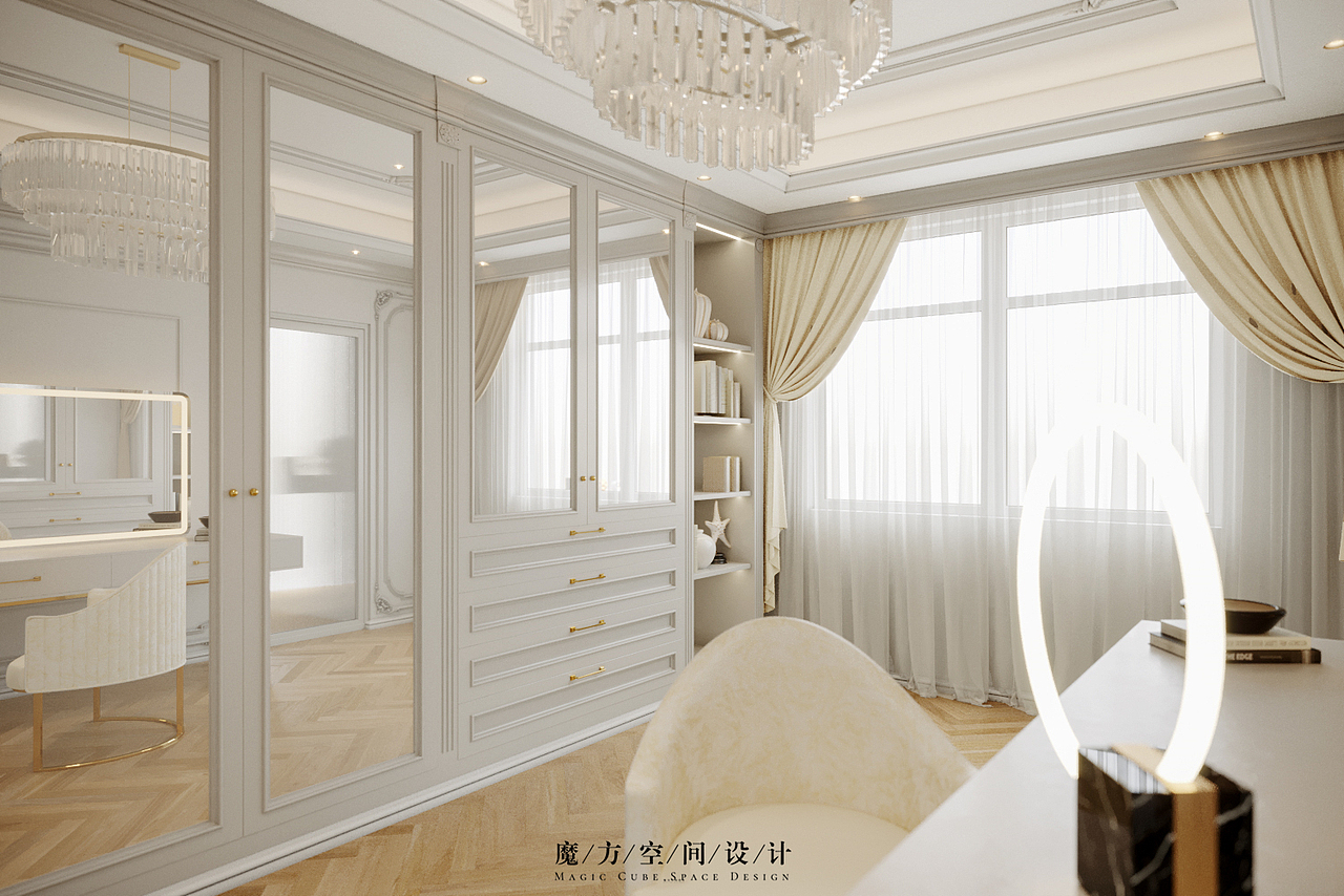 【魔方】法式轻奢•贵州遵义别墅项目（图ZMjE2NzMyMDA0） - 家装设计 - 站酷设计师魔方空间设计原创素材 - 站酷ZCOOL