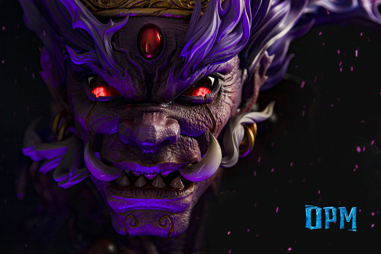 GK雕像设计|OPM阎魔索隆