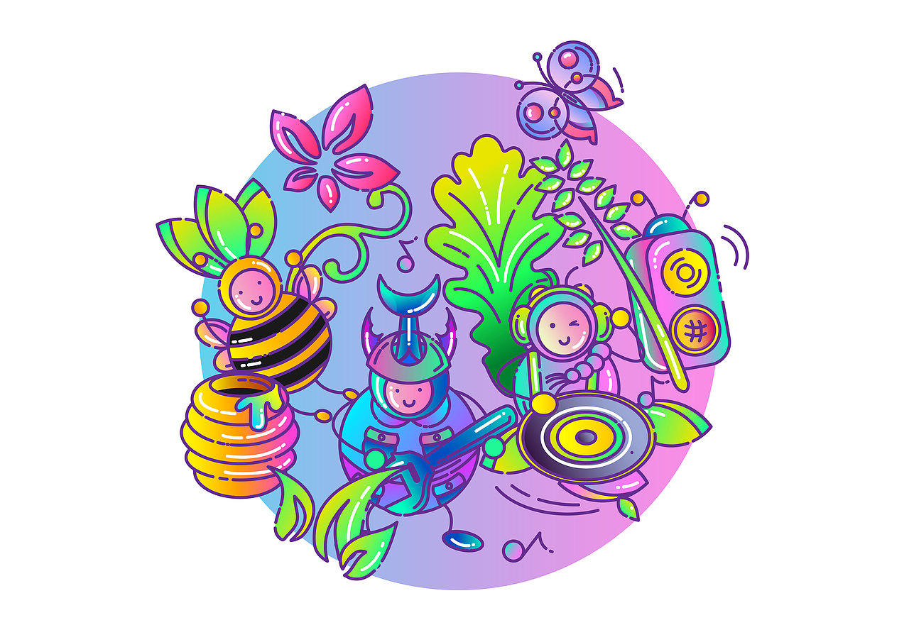 虫虫乐园主题手机图标（图ZOTY1ODA3MTI=） - 图标 - 站酷设计师HOW大仙人球子原创素材 - 站酷ZCOOL