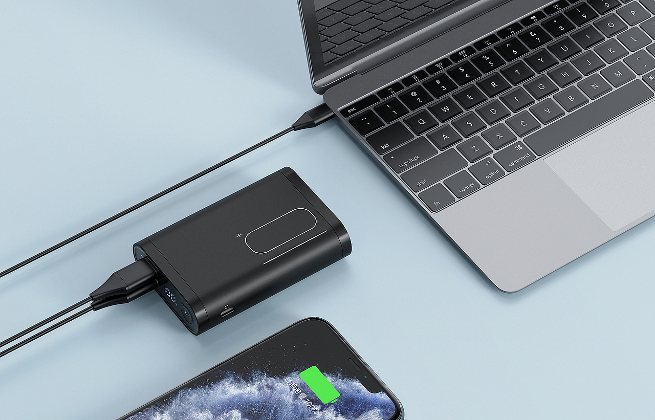 【产品渲染/一组充电宝渲染】（图ZMjAwNDMxNTMy） - 产品 - 站酷设计师RespectZ原创素材 - 站酷ZCOOL