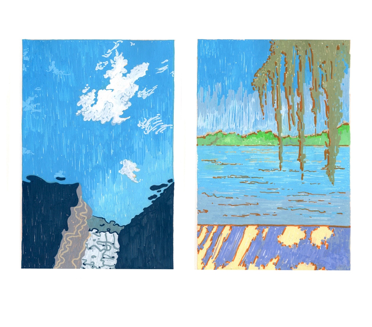 [总结]2020年手绘合集（图ZMjM4NDI4NTc2） - 艺术插画 - 站酷设计师小只XIAOZHI原创素材 - 站酷ZCOOL