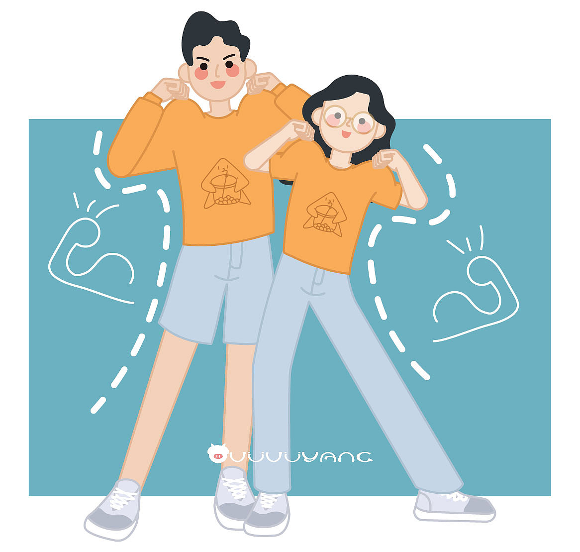 jujuyang&dou2的搞怪合拍