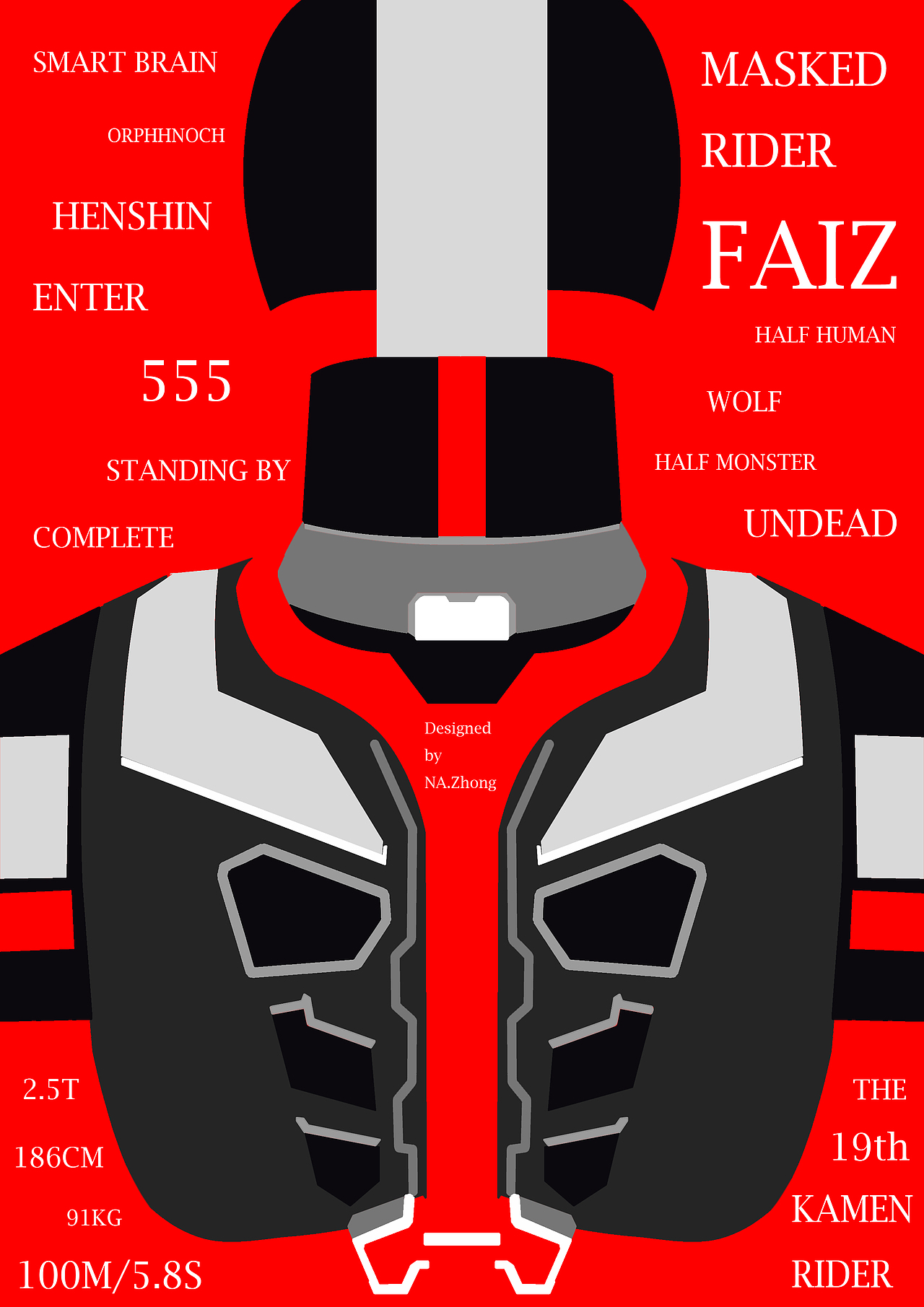 假面骑士faiz版式设计