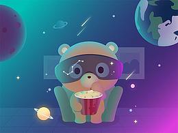 【小度熊】科技卡 2018插畫總結(jié)