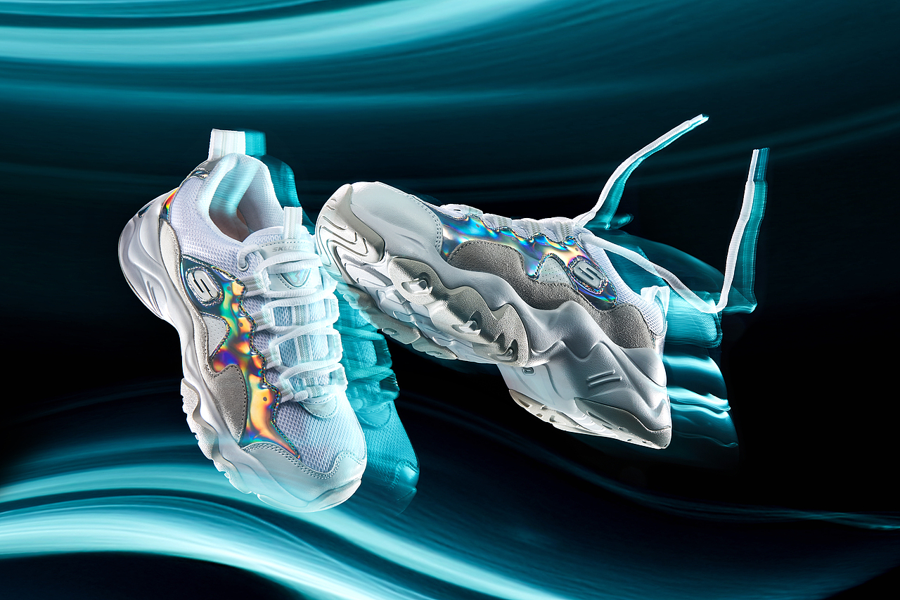 SKECHERS | 春季新品镭射运动鞋（图ZMjY2MDc4OTIw） - 产品摄影 - 站酷设计师愚人斌原创素材 - 站酷ZCOOL