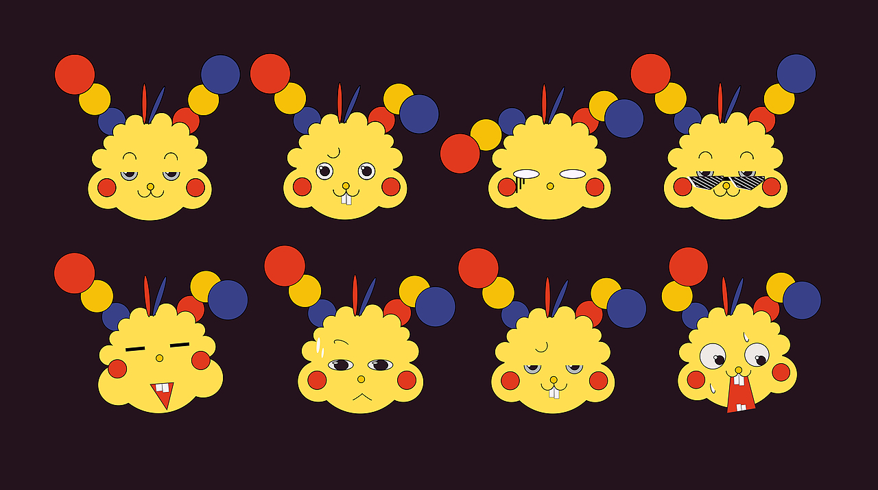 OPPO万物皆可盘-红黄蓝的治愈（图ZMjA1Mzc1NjM2） - 主题/皮肤 - 站酷设计师蛋酒QWQ原创素材 - 站酷ZCOOL