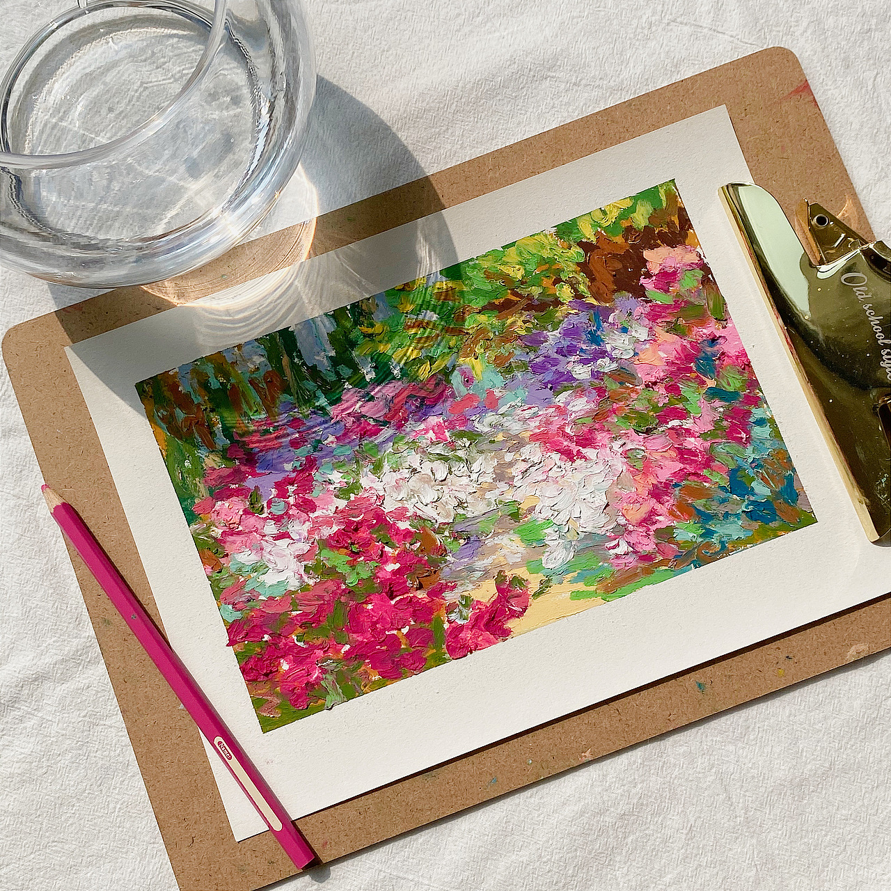 油画棒风景画🌸💕（图ZMjk2OTczNDU2） - 绘画 - 站酷设计师猪瑶原创素材 - 站酷ZCOOL