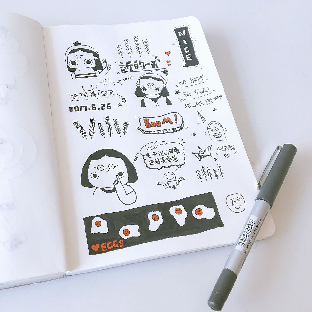 最近的手绘临摹