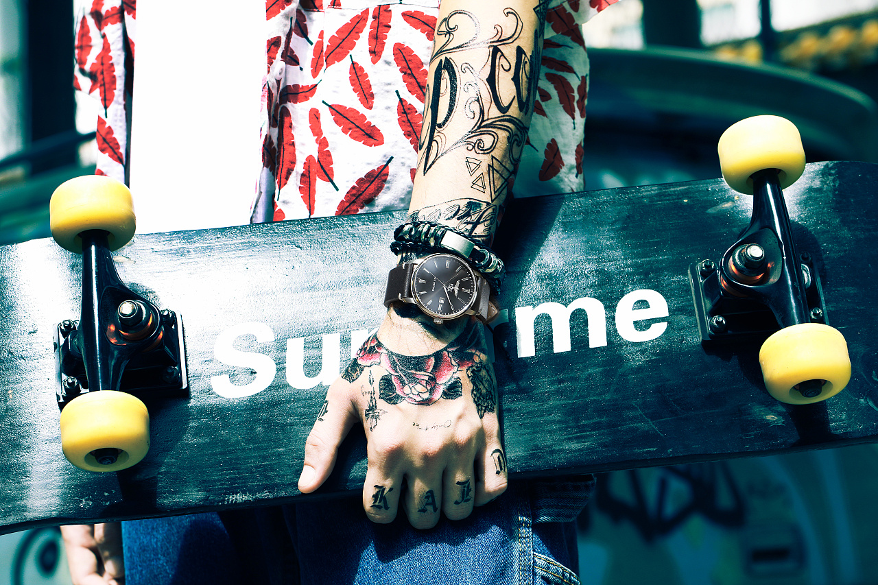 人像拍摄 手表拍摄 街头 模特 纹身 嘻哈范