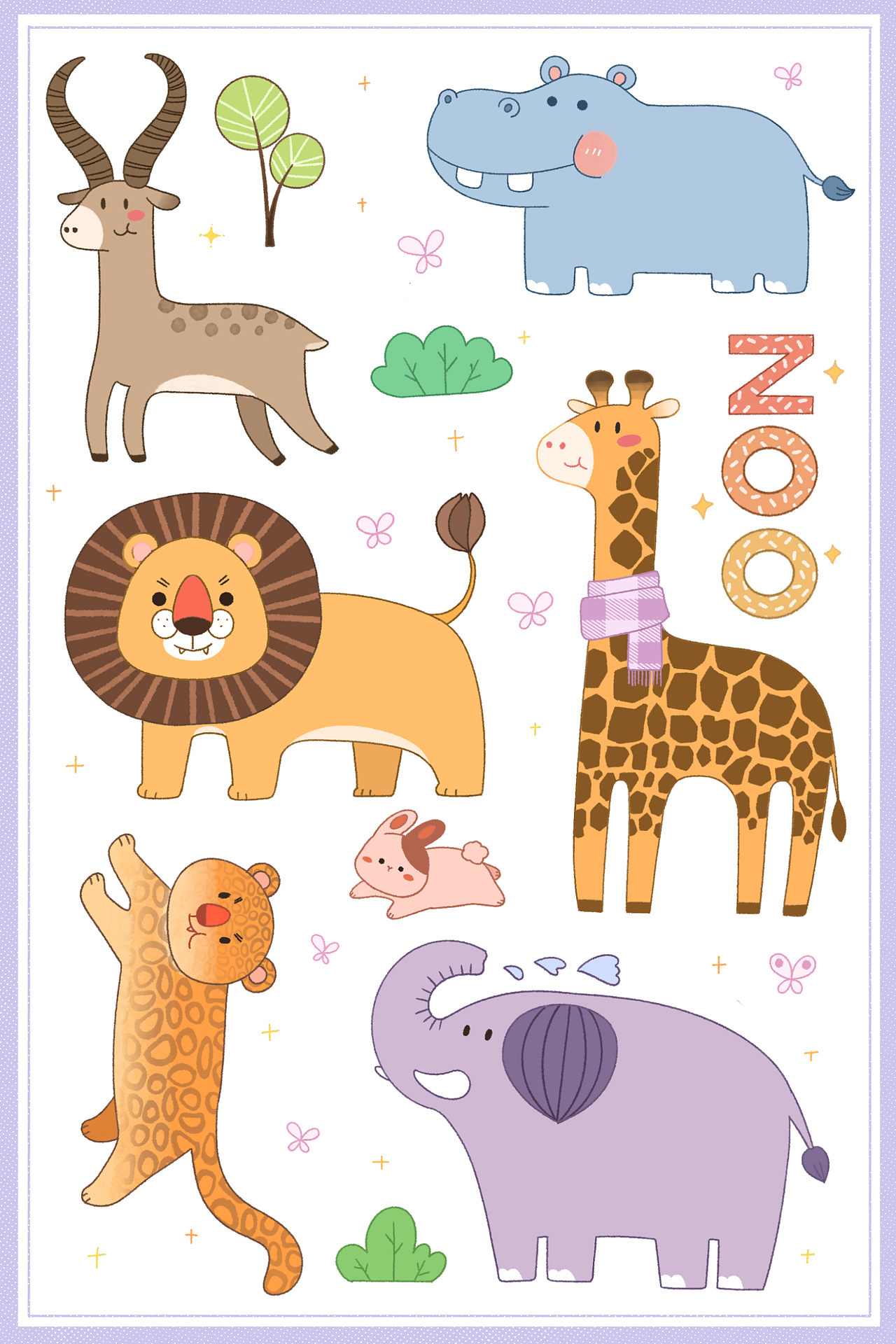 上了色的一堆简笔画啦（图ZMjE3OTY4MTg4） - 儿童插画 - 站酷设计师54阿毛呀原创素材 - 站酷ZCOOL