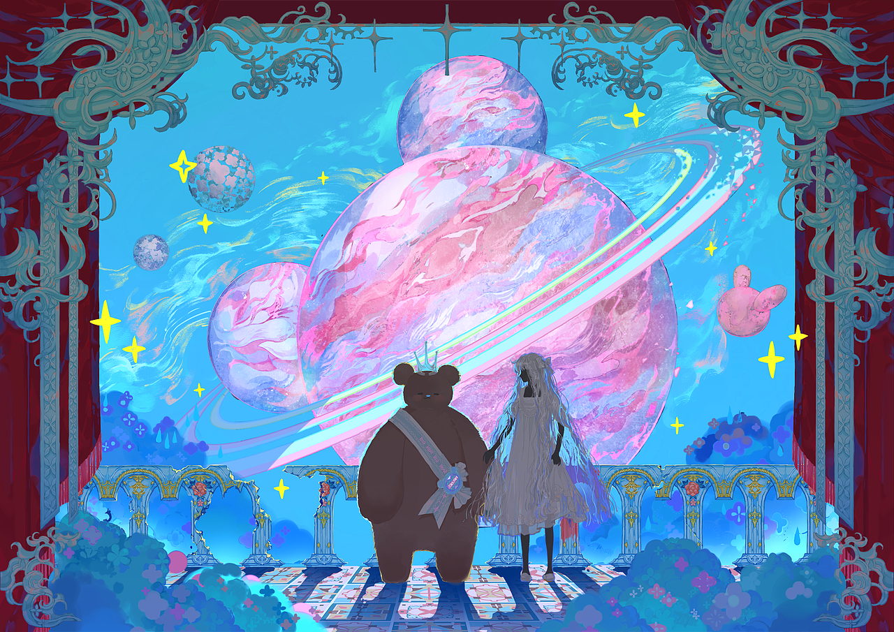 新年新色彩（图ZMzI2OTYzNjA0） - 艺术插画 - 站酷设计师吹波波大鱼大肉原创素材 - 站酷ZCOOL