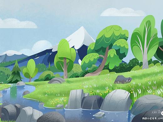 第一次大作业😂细节画到崩溃…#鬼画胡子插画课