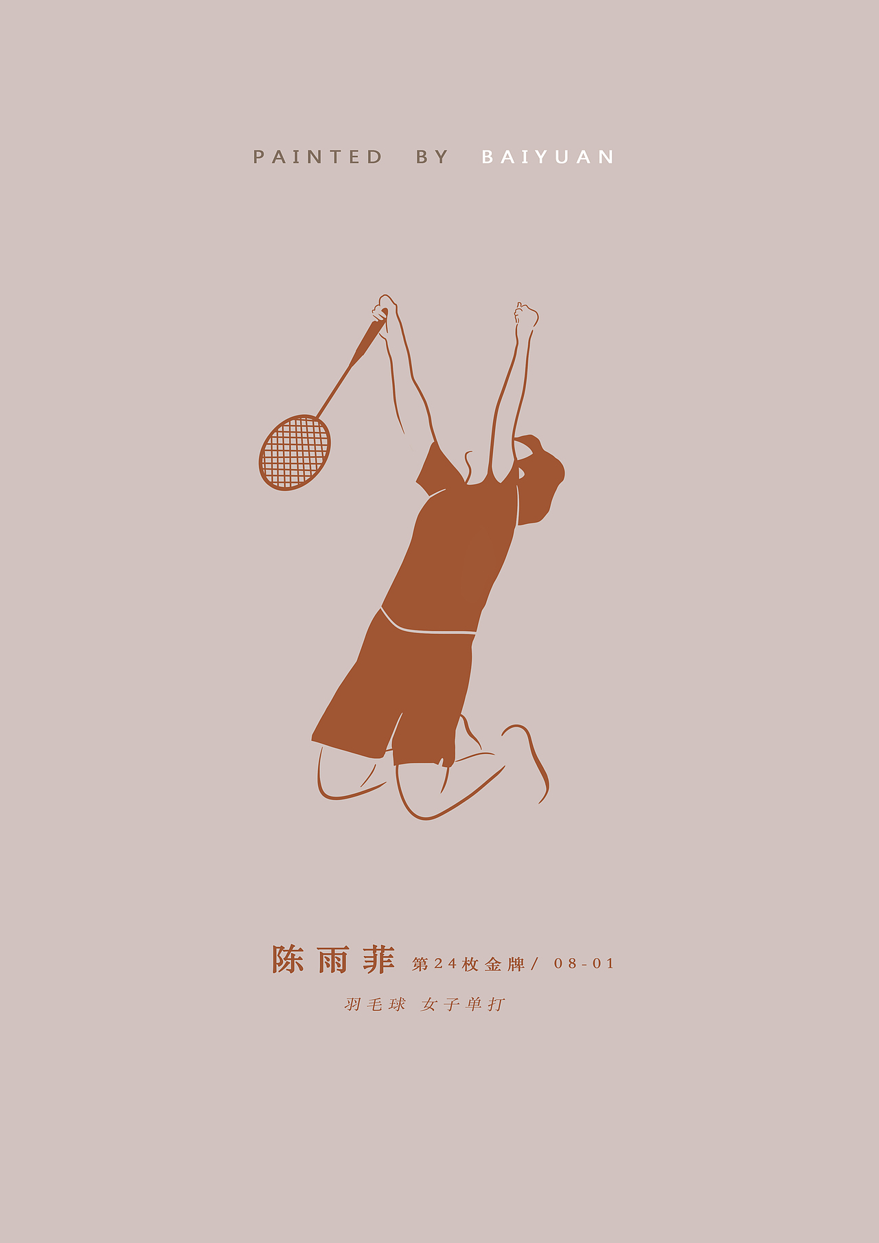 2021东京奥运会冠军简笔画