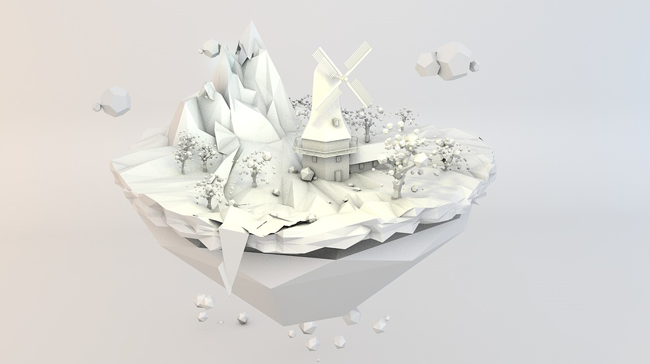 C4D练习（图ZODEwNDMzNTI=） - 场景 - 站酷设计师李建华原创素材 - 站酷ZCOOL
