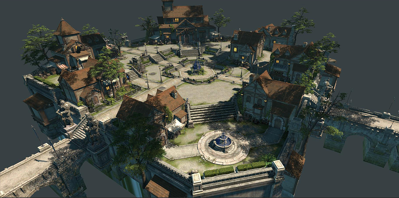 奇迹主城|三维|场景|z83361280_原创作品-站酷zcool