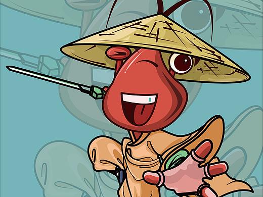 餐饮品牌《萌面大虾》品牌、IP设计