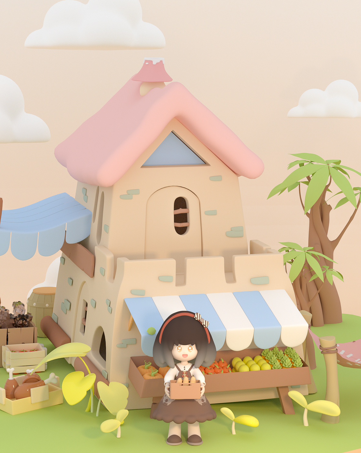 NINA'S DESSERT |IP设计|甜品屋|原创作品