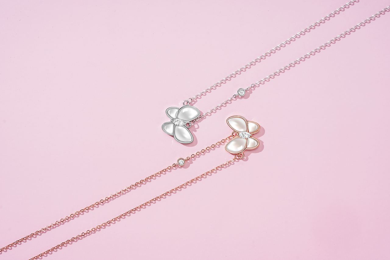 2020年流行元素之 蝴蝶項鏈 修圖（圖ZMjExNjc4NTY4） - 電商 - 站酷設(shè)計師船長大人的迷妹原創(chuàng)素材 - 站酷ZCOOL
