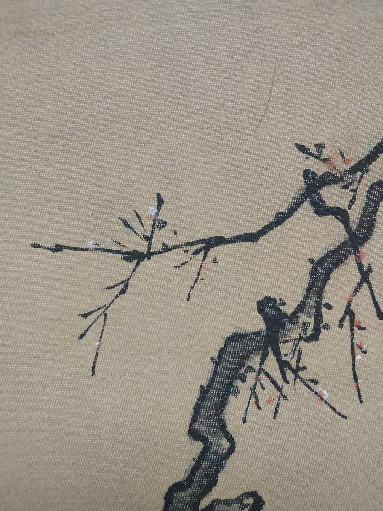 汲古宋马远月下观梅图