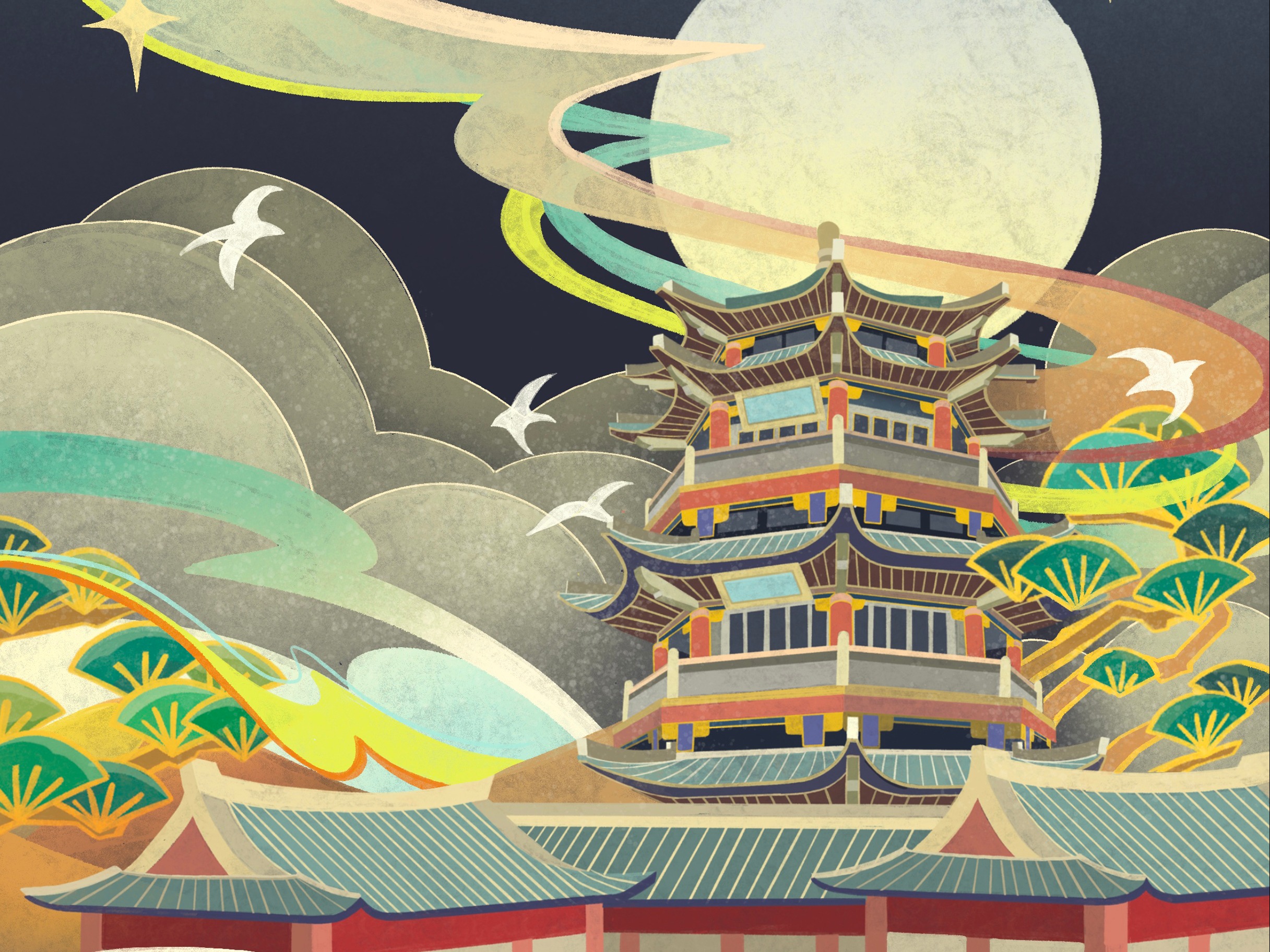 建筑插画