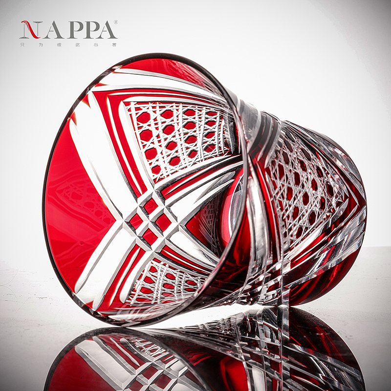 NAPPA纯手工刻花威士忌杯!
