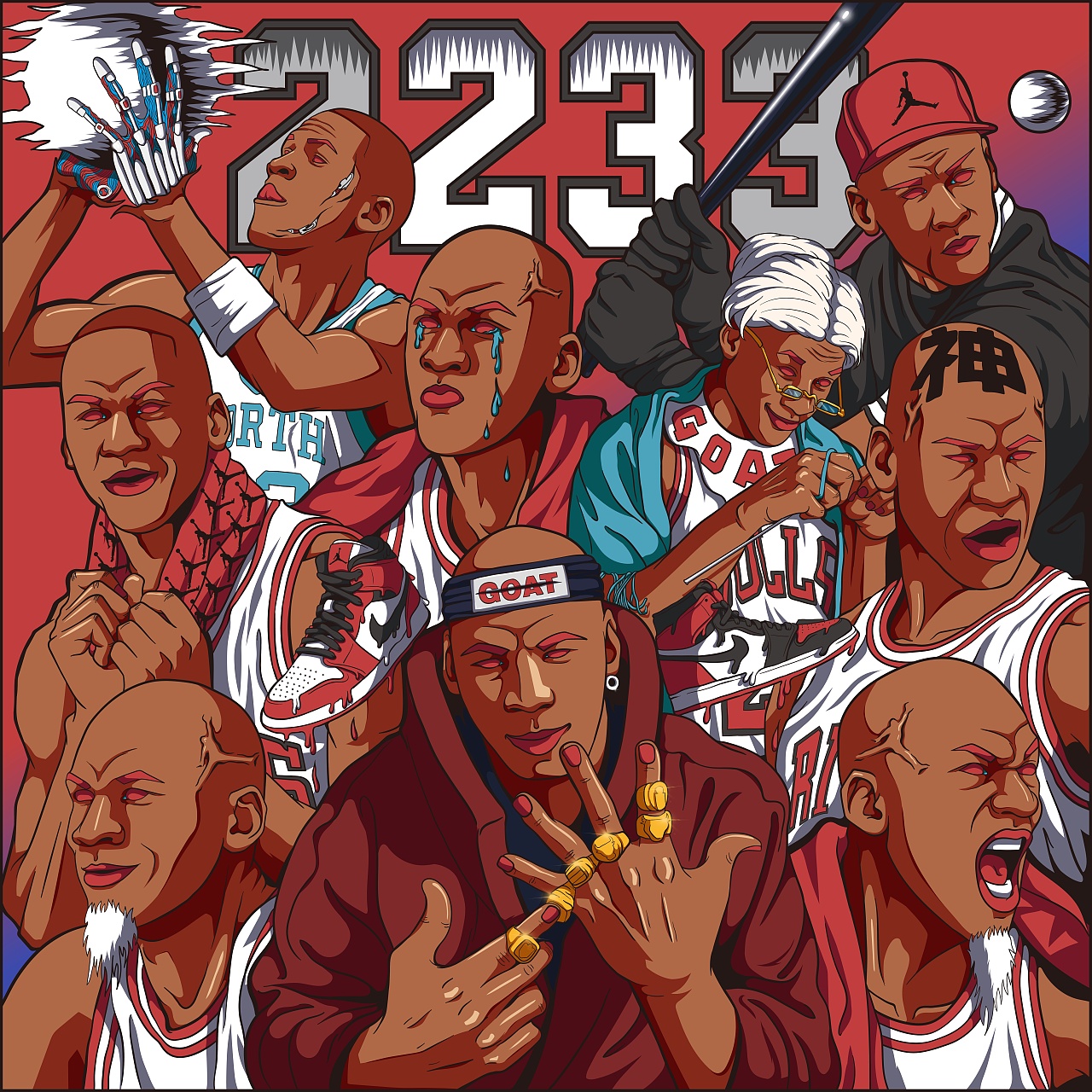 nba插画 个人系列