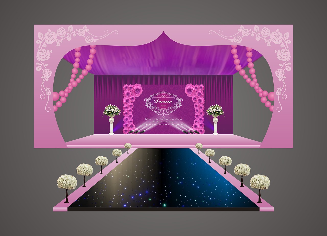 唯美婚礼舞台设计（图ZMjMzNzA2MTY=） - 其他平面 - 站酷设计师cxy19861125原创素材 - 站酷ZCOOL