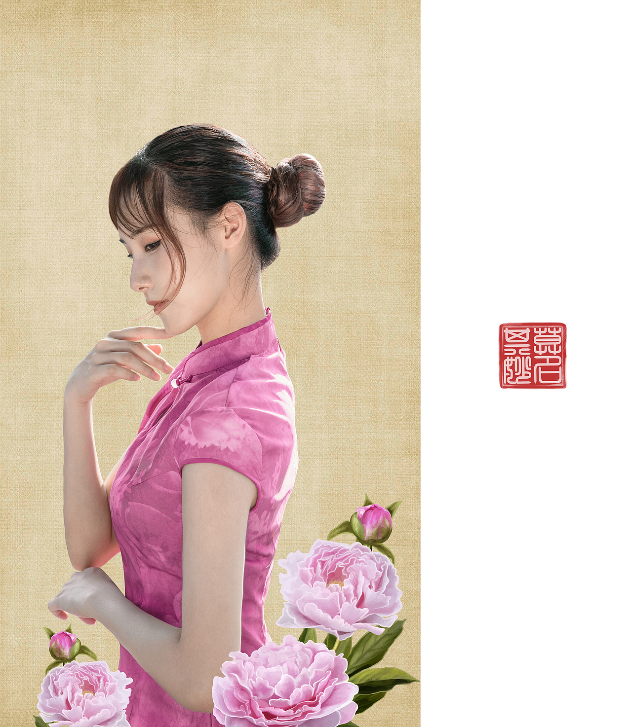 旗袍（图ZMTY5Nzg0ODMy） - 人像摄影 - 站酷设计师美灵a原创素材 - 站酷ZCOOL