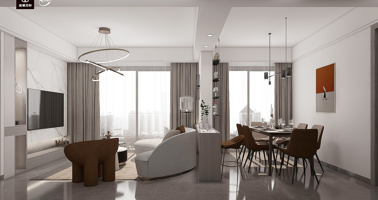 竖厅改横厅空间感爆棚