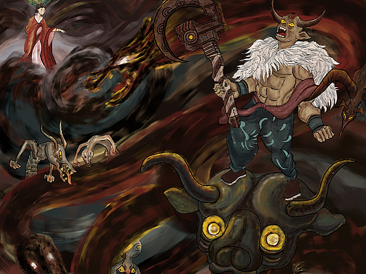 《苗祖·蚩尤》平面海報(bào)設(shè)計(jì)（個(gè)人主頁(yè)-ZNDU2MTE3MTY=） - 海報(bào) - 站酷設(shè)計(jì)師方生532原創(chuàng)素材 - 站酷ZCOOL