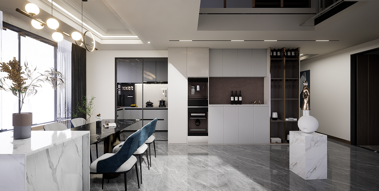 家装工装室内效果图接单