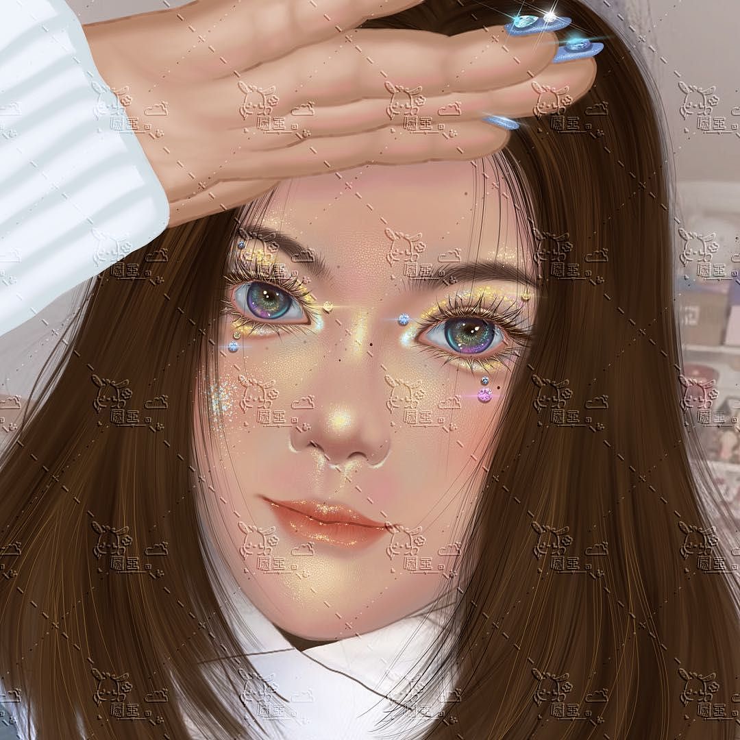 原创ipad手绘大头头像