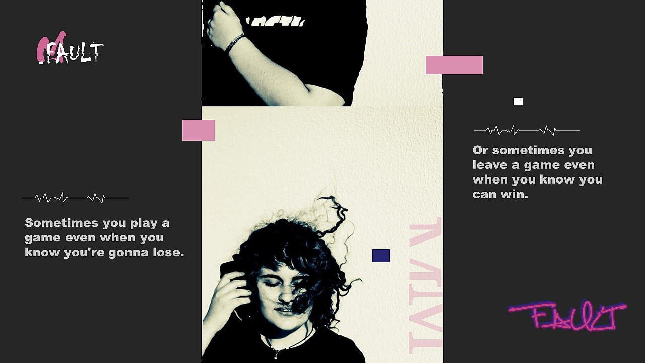 【PPT模板】时尚动感故障风