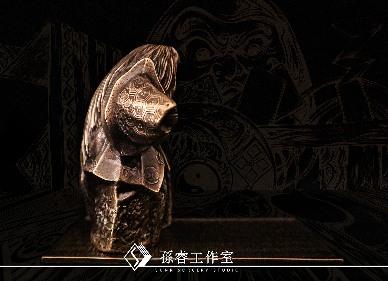 ▸假期闲作，自画自雕，纯手工搞，银铜铸造（图ZMjI1MTY4NDQw） - 工艺品设计 - 站酷设计师孙睿工作室原创素材 - 站酷ZCOOL