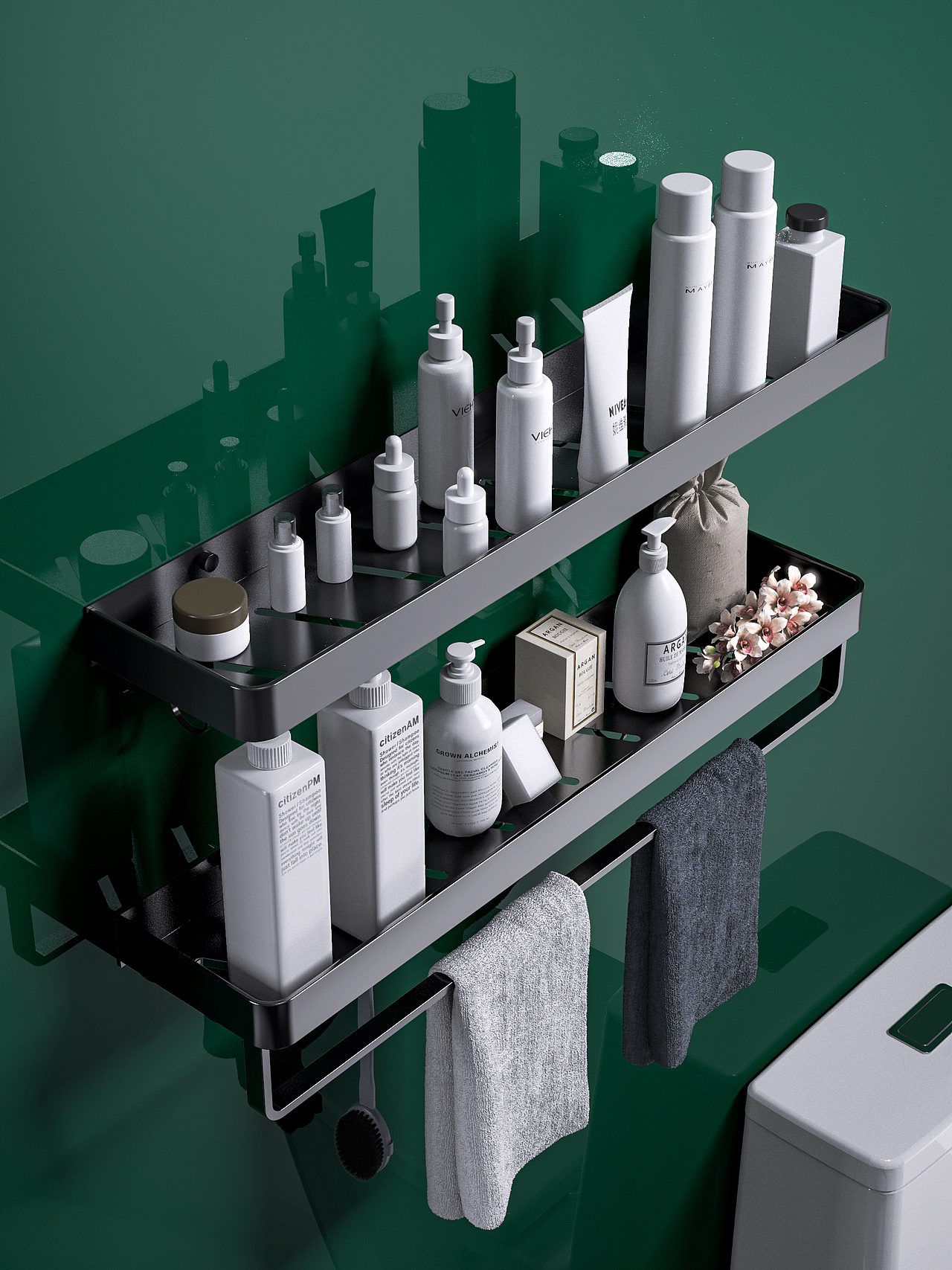 毛巾置物架合集