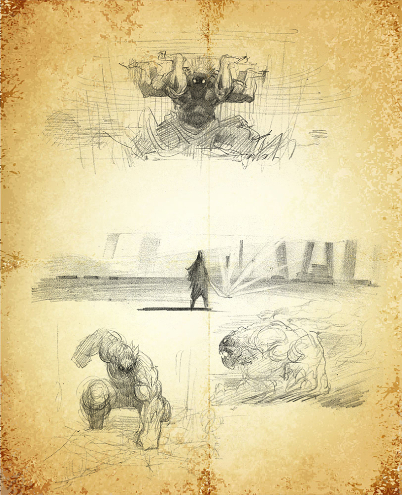 画画的春哥：念书时未进化完全的课堂乱涂（三）（图ZNDI5NDI2MTI=） - 创作习作 - 站酷设计师画画的春哥原创素材 - 站酷ZCOOL