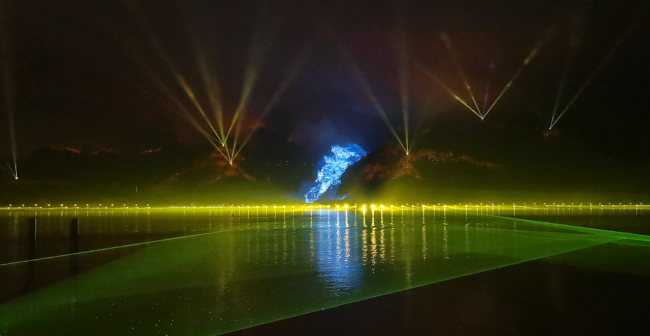 温州2019两会 山体灯光秀